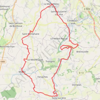 Itinéraire 0 - RANDO VTT 35 kms, distance, dénivelé, altitude, carte, profil, trace GPS