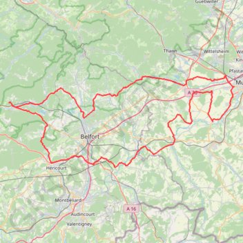 Itinéraire Track [object Promise], distance, dénivelé, altitude, carte, profil, trace GPS