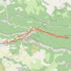 Itinéraire Forêt de Saoû, distance, dénivelé, altitude, carte, profil, trace GPS