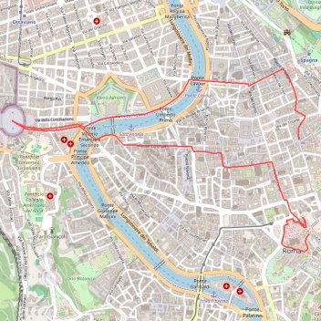 Itinéraire NewTrack, distance, dénivelé, altitude, carte, profil, trace GPS