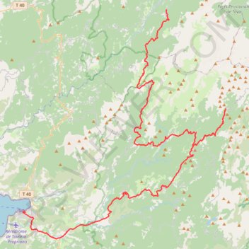 Itinéraire propzic 1, distance, dénivelé, altitude, carte, profil, trace GPS