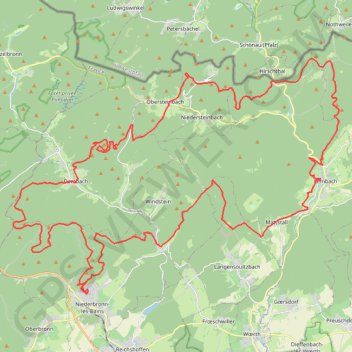 Itinéraire Défi des Seigneurs, distance, dénivelé, altitude, carte, profil, trace GPS