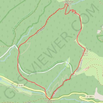 Itinéraire Vosges en Raquettes : Felsach, distance, dénivelé, altitude, carte, profil, trace GPS