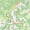 Itinéraire Octon-Villecuns, distance, dénivelé, altitude, carte, profil, trace GPS