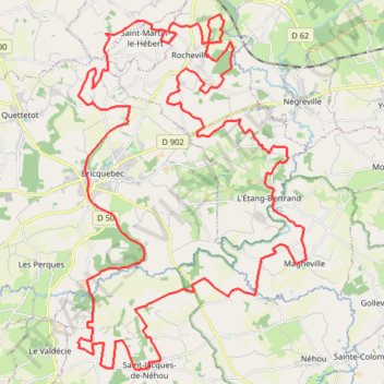 Itinéraire 1 - circuit-telethon-2025-56-kms, distance, dénivelé, altitude, carte, profil, trace GPS
