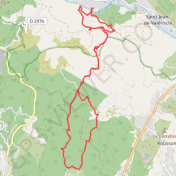 Itinéraire Saint-Florent-sur-Auzonnet, distance, dénivelé, altitude, carte, profil, trace GPS