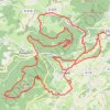 Itinéraire Mil'pattes, distance, dénivelé, altitude, carte, profil, trace GPS