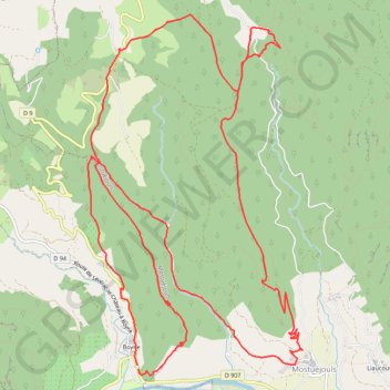 Itinéraire L'endurme en dessus de Boyne le Buffarel Bellevieille, distance, dénivelé, altitude, carte, profil, trace GPS