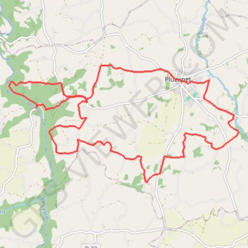 Itinéraire Pluzunet, distance, dénivelé, altitude, carte, profil, trace GPS