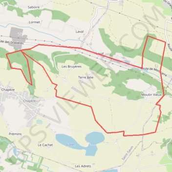 Itinéraire Lac Clair, distance, dénivelé, altitude, carte, profil, trace GPS