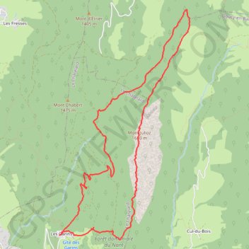 Itinéraire Mont Julioz, distance, dénivelé, altitude, carte, profil, trace GPS