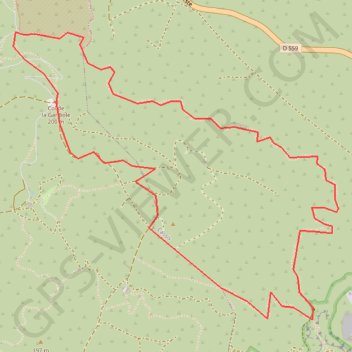 Itinéraire Gardiole - Gorgue Longue, distance, dénivelé, altitude, carte, profil, trace GPS