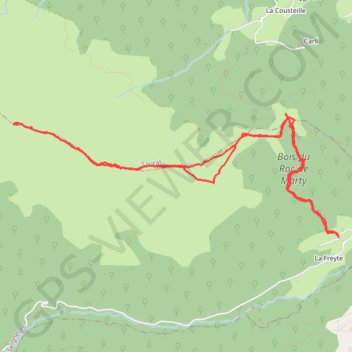 Itinéraire Sommet de Menties, distance, dénivelé, altitude, carte, profil, trace GPS
