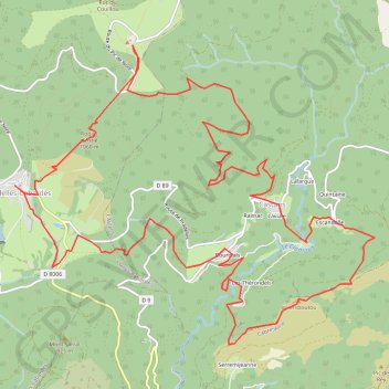 Itinéraire Pic de nore, distance, dénivelé, altitude, carte, profil, trace GPS