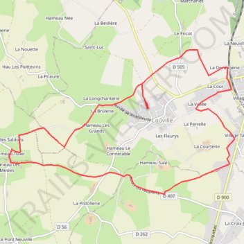 Itinéraire 1 - 2023_TRAIL_10.5KMS, distance, dénivelé, altitude, carte, profil, trace GPS