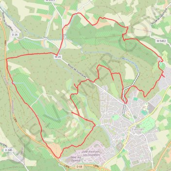 Itinéraire Près du Truc de l'Empereur - Fondespierre, distance, dénivelé, altitude, carte, profil, trace GPS