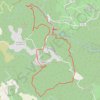 Itinéraire Mons - Les Sources de la Siagnole, distance, dénivelé, altitude, carte, profil, trace GPS