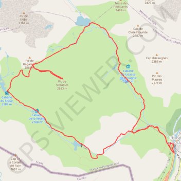 Itinéraire my nerassol, distance, dénivelé, altitude, carte, profil, trace GPS