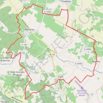 Itinéraire Virée des moulins, distance, dénivelé, altitude, carte, profil, trace GPS