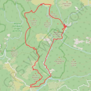 Itinéraire De belle barbe au lac de l`Ecureuil, distance, dénivelé, altitude, carte, profil, trace GPS