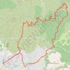 Itinéraire La Montade, la Moure, vallon de la Vache, distance, dénivelé, altitude, carte, profil, trace GPS