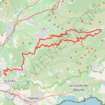 Itinéraire camp bourjas4, distance, dénivelé, altitude, carte, profil, trace GPS