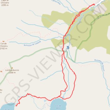 Itinéraire Bergerie de Grottelle, distance, dénivelé, altitude, carte, profil, trace GPS