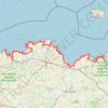 Itinéraire Du Mont-Saint-Michel à Morlaix, distance, dénivelé, altitude, carte, profil, trace GPS