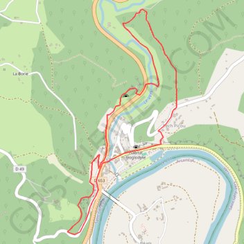 Itinéraire Boucle de Vers, distance, dénivelé, altitude, carte, profil, trace GPS