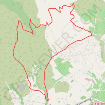 Itinéraire Les fours à cade, distance, dénivelé, altitude, carte, profil, trace GPS