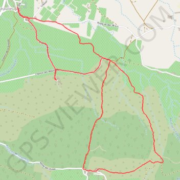 Itinéraire Beaulieu - Les Divols, distance, dénivelé, altitude, carte, profil, trace GPS