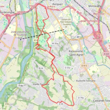 Itinéraire Circuit trail Puech david, distance, dénivelé, altitude, carte, profil, trace GPS