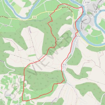 Itinéraire De Douelle à Cournou (Lot), distance, dénivelé, altitude, carte, profil, trace GPS