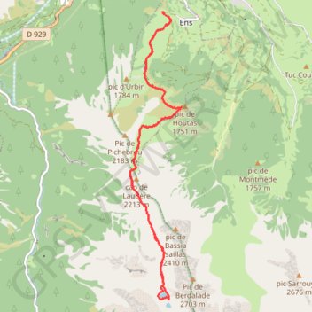 Itinéraire Les Lacs de Consaterre, distance, dénivelé, altitude, carte, profil, trace GPS
