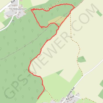 Itinéraire Tracé 20201227-111611, distance, dénivelé, altitude, carte, profil, trace GPS
