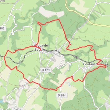 Itinéraire Circuit du Belon, distance, dénivelé, altitude, carte, profil, trace GPS