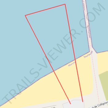 Itinéraire 2025_natation-XS, distance, dénivelé, altitude, carte, profil, trace GPS