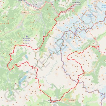 Itinéraire TDS 2019, distance, dénivelé, altitude, carte, profil, trace GPS