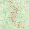 Itinéraire Grande Traversée du Morvan VTT, distance, dénivelé, altitude, carte, profil, trace GPS