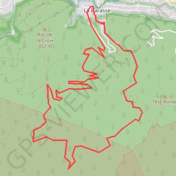 Itinéraire Source des eaux vives, distance, dénivelé, altitude, carte, profil, trace GPS