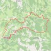 Itinéraire saux-auzelles 48km 1280D+, distance, dénivelé, altitude, carte, profil, trace GPS