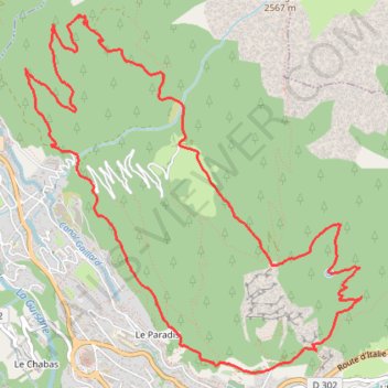 Itinéraire croix de toulouse, distance, dénivelé, altitude, carte, profil, trace GPS