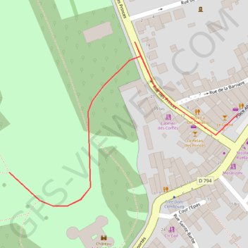 Itinéraire Chateau de Combourg, distance, dénivelé, altitude, carte, profil, trace GPS