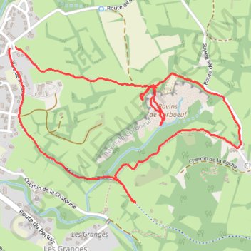 Itinéraire Le Ravon de Corboeuf, distance, dénivelé, altitude, carte, profil, trace GPS