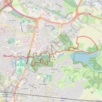 Itinéraire Flers : 1000 ans d'histoire, distance, dénivelé, altitude, carte, profil, trace GPS