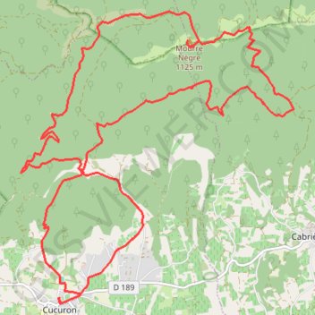 Itinéraire Le Coteau des Gamates, distance, dénivelé, altitude, carte, profil, trace GPS