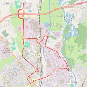 Itinéraire Montluçon 10,2 Km, distance, dénivelé, altitude, carte, profil, trace GPS