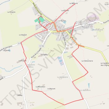 Itinéraire 6km, distance, dénivelé, altitude, carte, profil, trace GPS
