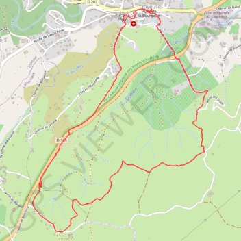 Itinéraire Le balcon du Freyssinet, distance, dénivelé, altitude, carte, profil, trace GPS