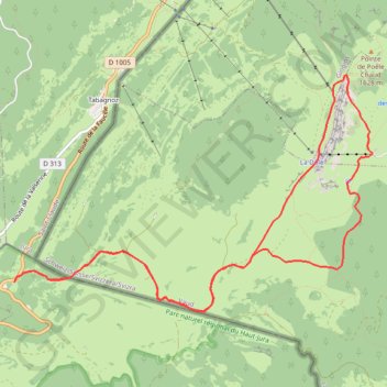 Itinéraire Circuit autour de la Dole, distance, dénivelé, altitude, carte, profil, trace GPS